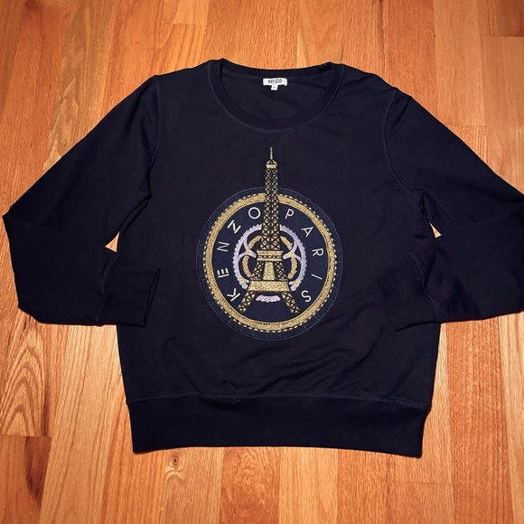 Kenzo Other - Kenzo Eifel Tower Embroidered Sweatshirt